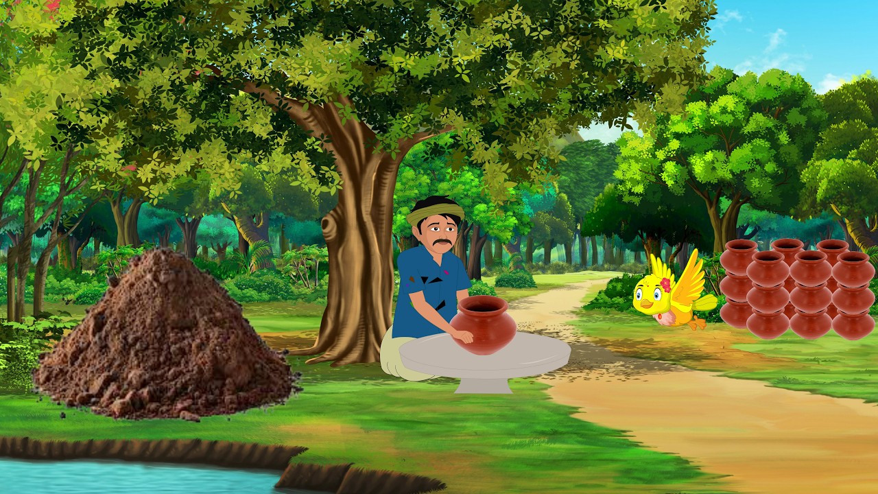 जादुई मटके में रहस्यमय गांव | Hindi Kahani | Moral Story | Rahasyamay Kahani | Cartoon Story