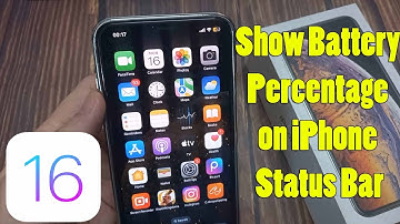 How To Show Battery Percentage on iPhone Status Bar (iOS 16)
