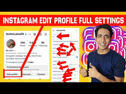 Instagram Edit Profile