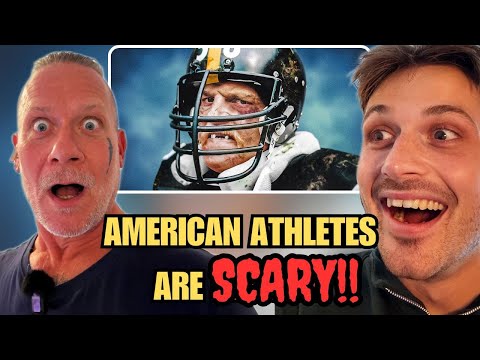 European Dad & Son SHOCKED by the SCARIEST NFL Players in History!