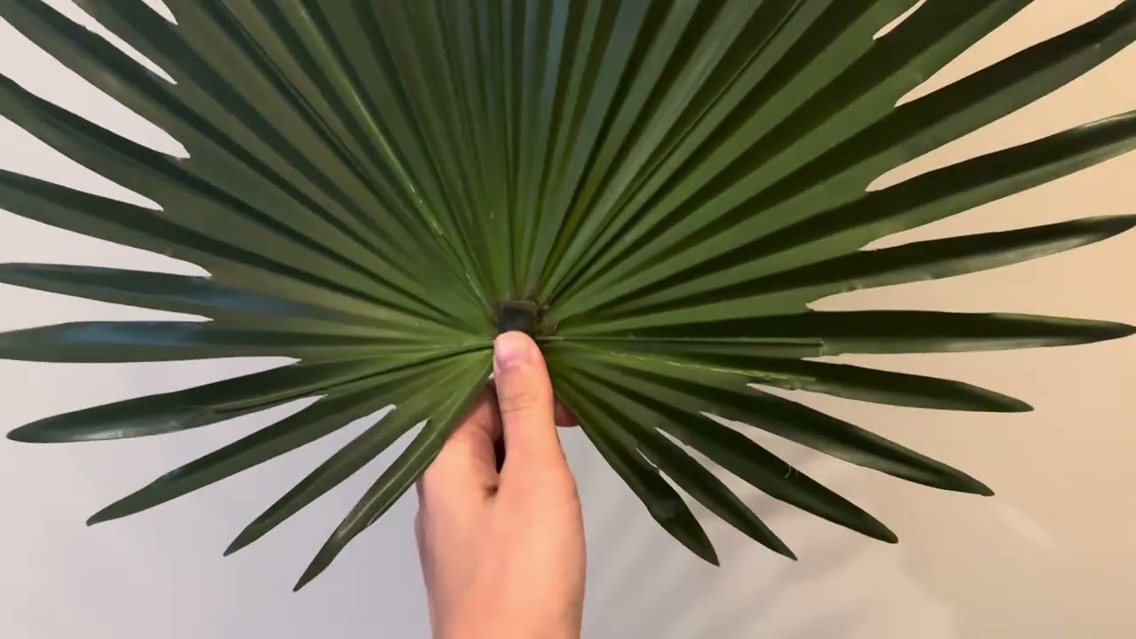 🌿 Tropical Vibes! Faux Palm Leaves Review 🌴 Perfect for Decor & Parties!