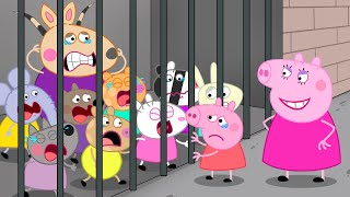 Danny, Rebecca and friends, please wait!!! Peppa will come - Peppa Pig Funny Animation