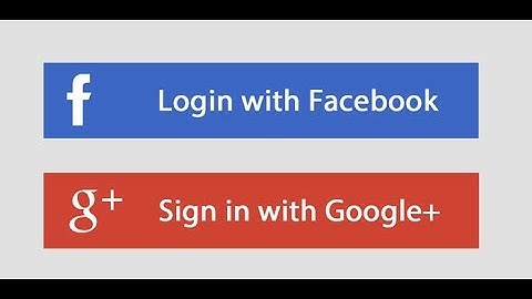 Facebook and Google Login using a custom button in an android studio