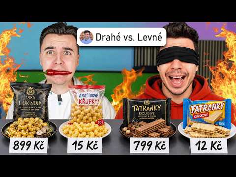 Dokážeme Poznat Levné vs. Drahé Jídlo? (kdo prohraje, plní trest)