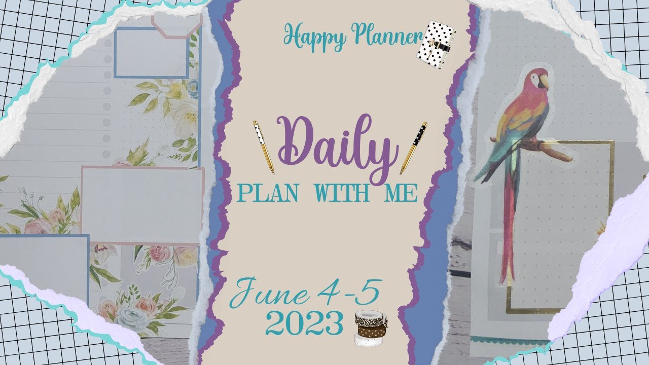 Daily Happy Planner Plan with Me - YouTube
