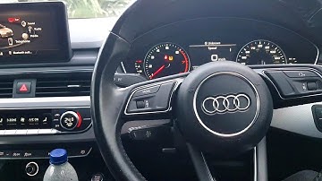 How To Check Engine Oil Level Audi A4 1.4 TSI B9 2017