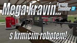 🐮 Mega kravín s krmícím🤖robotem! - Farming Simulator 22 (4K)