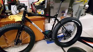 Motobecane Lurch Fat Tire Bike, fresh out of the box
