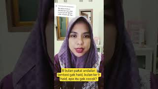 8 bulan gak haid tiba" bulan ke 9 haid apa itu gak cocok? #shorts