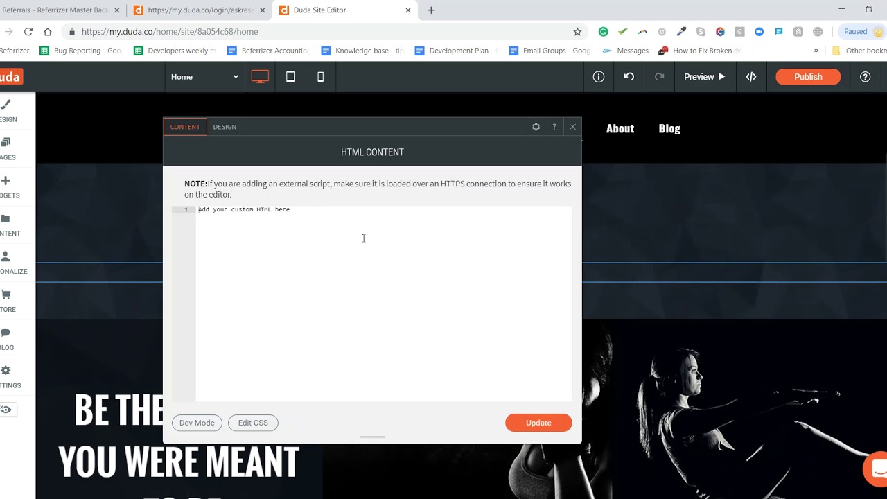 Duda Widget - YouTube