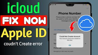 Couldn't Create Apple ID Problem fix | iCloud ID Nahi Ban Rahi | Apple ID Kaise Banaye  