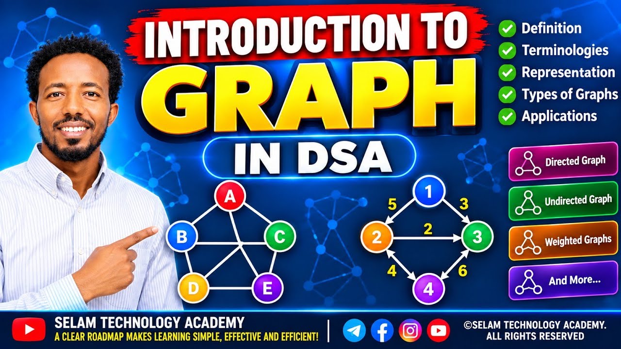 Introduction to Graph in Data Structures and Algorithms - YouTube