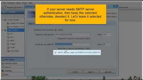 Configuring a POP email account with SSL in DreamMail