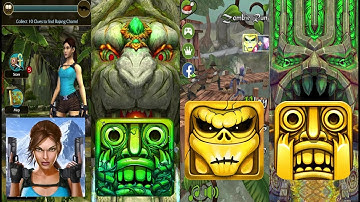 Lara Croft Relic Run Vs Temple Run 2 Lost Jungle Vs Zombie Run HD Vs Temple Run 2 Sky Summit