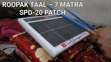 SPD-20 Tabla Patch: Roopak Taal 7 Matra | Live Playing | Indian Classical Beat