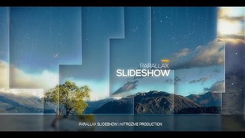 Parallax Slideshow - After Effects Template