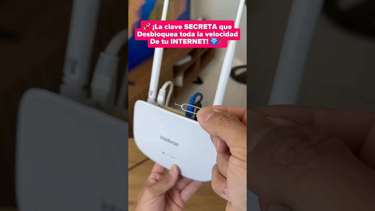 Tu internet puede ser MUCHO más rápida… descubre el secreto 🛜🔥 #Internet #WiFi #Tecnologia #Router