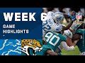 Lions vs. Jaguars Week 6 Highlights | NFL 2020