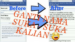 Cara Merubah Nama Akun fb sebelum 60hari - Durasi: 7.21. 