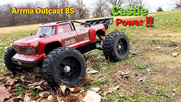 Arrma Outcast 8S 1/5⚡Castle 800kv MMX8S Combo Bash⚡