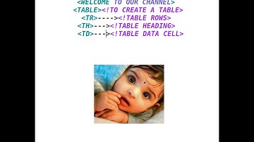 tables and its properties in html (tamil)