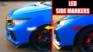 LED SIDE MARKERS INSTALL | Project CTR (2021 Honda Civic Type R FK8)