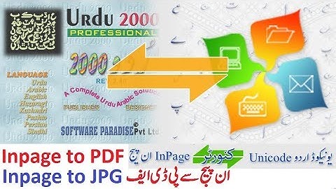 How to Copy Text from Website Unicode to Inpage to PDF Convert