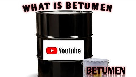What is Bitumen|What is Water Proofing Material|Types of Bitumen