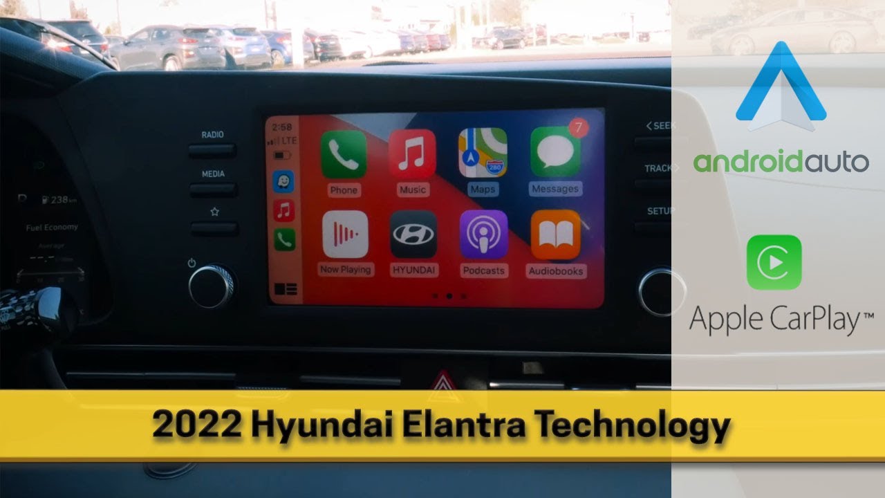 Media Screen in the 2022-2023 Hyundai Elantra | Android Auto, Apple Car ...