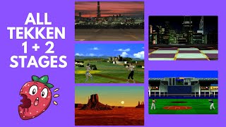 The stages of Tekken 1 and 2