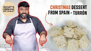 Spanish CHRISTMAS dessert - TURRÓN or NOUGAT (100% ingredients from Sri Lanka) 