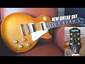 UNBOXING AND PLAYING MY NEW GUITAR! 2020 EPIPHONE LES PAUL CLASSIC HONEYBURST