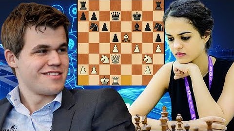 Chess game 46, Magnus Carlsen vs Tania Sachdev