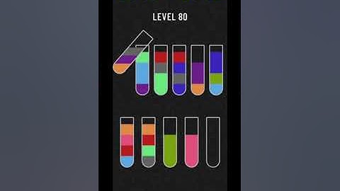 Water sort puzzle level 80
