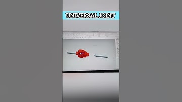 🔥 Universal Joint 🔥 Designing Of Various Mechanical Machine component #shorts #short #machine #catia