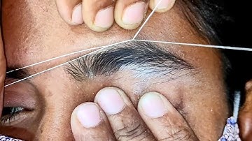 EYEBROW THREADING TUTORIAL | TREADING TUTORIAL | Eyebrows shaping help of thread @RitaBhatia.