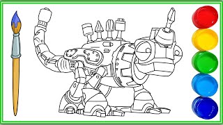 Trt Çocuk Dinazor Makineler Çizgi Film Nasıl Çizilir Dinazor Makineler Çizimi Ve Boyama Oyunu