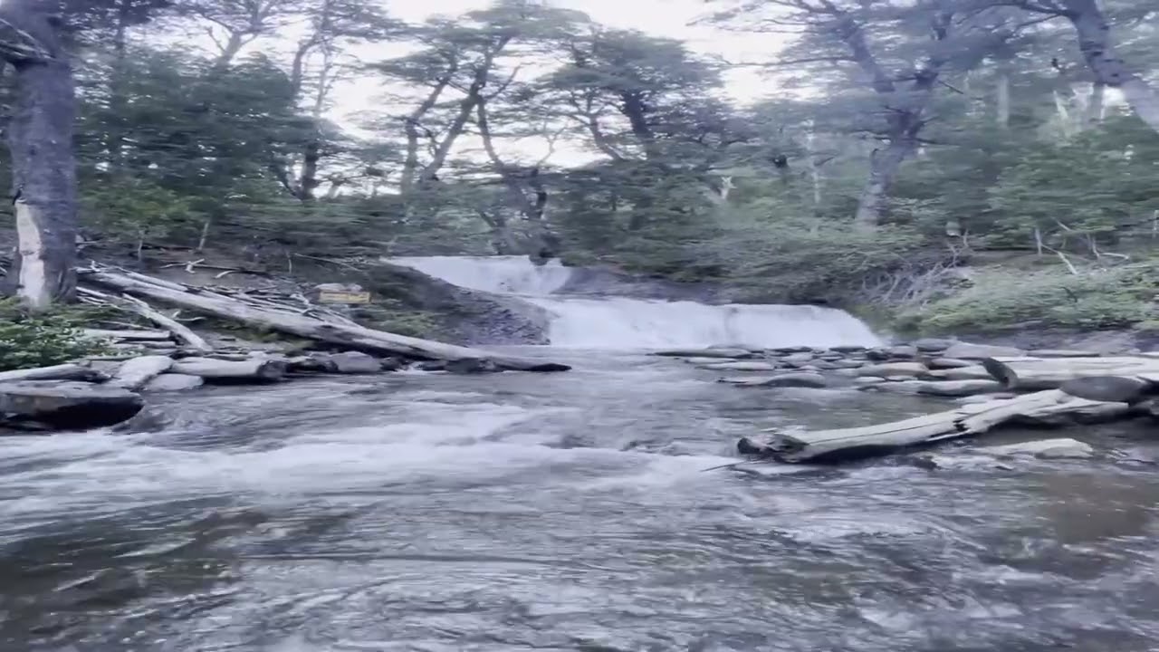 Patagonia Waterfall Sounds 🌊 Lago Gutiérrez | 10 Hours for Sleep & Relaxation