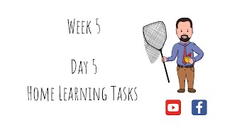 Week 5 Day 5 Home Learning Tasks Profile