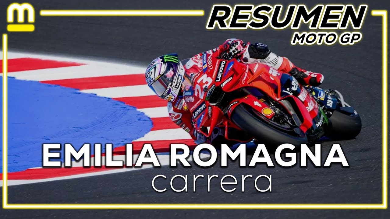 RESUMEN de la CARRERA del GP de EMILIA ROMAGNA 2024 de MOTOGP - YouTube