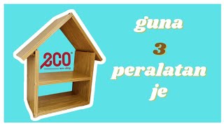 DIY RAK DARI PAPAN KAYU KEDAI ECO