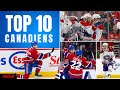 Top10 buts marqus par les canadiens en 20232024