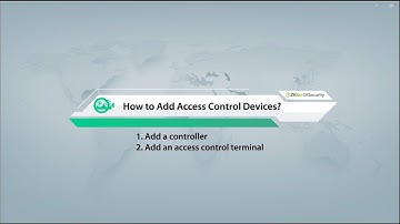 ZKBio CVSecurity Tutorial - How to Add Access Control Devices?