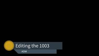 ADM Overview
