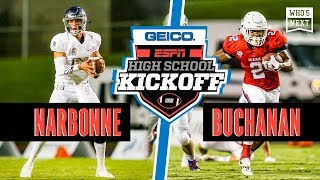 As part of the annual geico high school football kickoff weekend, no.
14 ranked narbonne made four hour trip to clovis, california face
georgia commit...