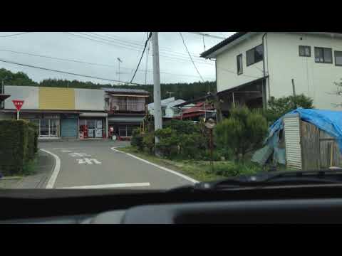 栃木県道233号 那須烏山市熊田の集落周辺を通り抜けた