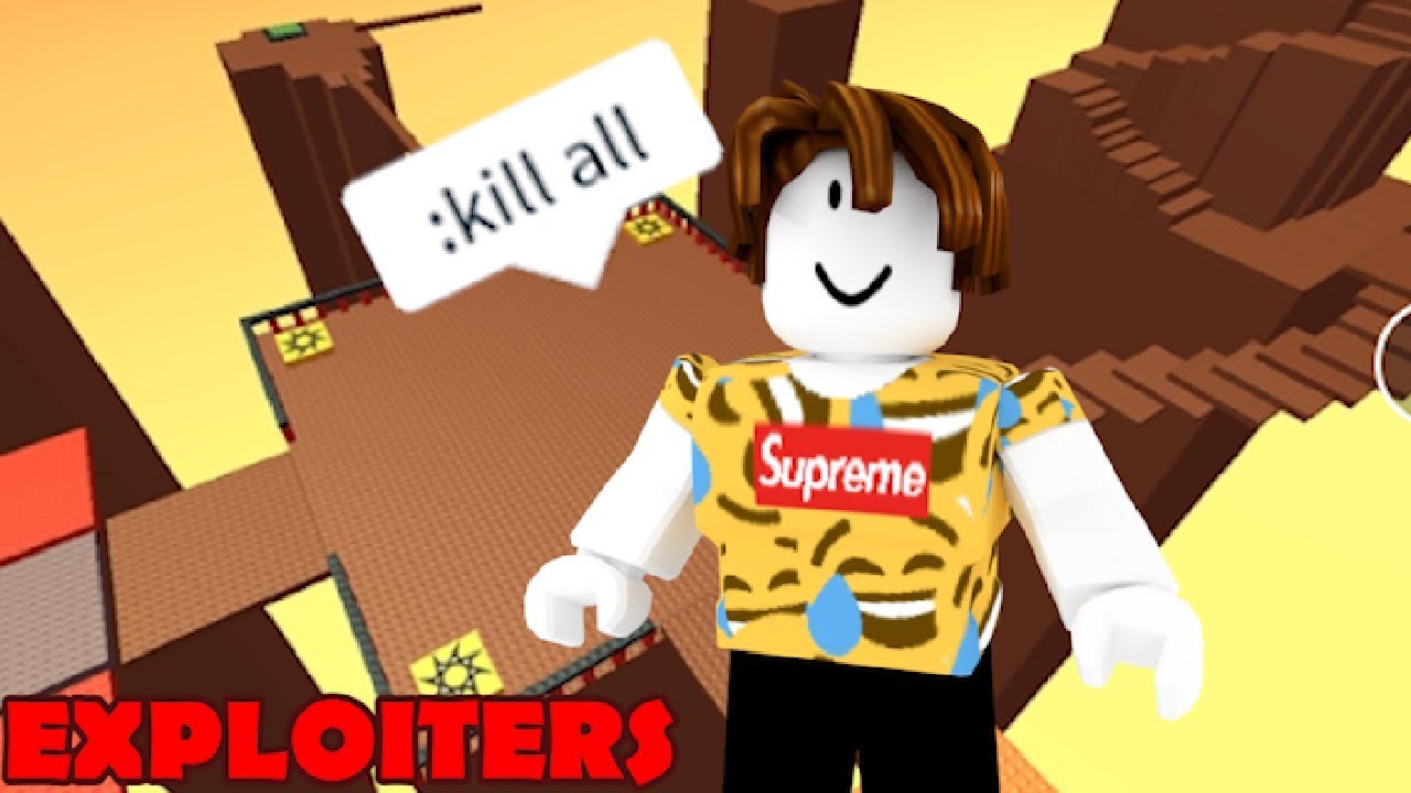 Roblox Exploiters In A Nutshell By Roblox Minigunner - taymaster roblox profile