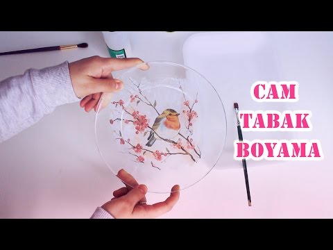 Video: Dekupaj Tekniği Ile Cam Bardak