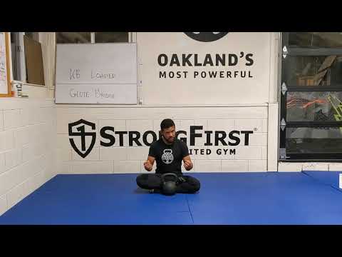 KB-Loaded Glute Bridge