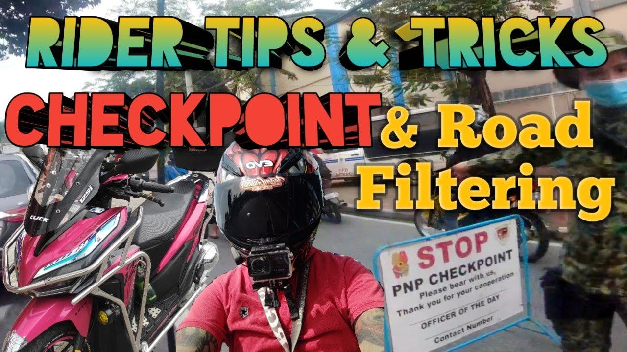 Checkpoint Signal On Rider RIDER TIPS & TRICKS | CHECKPOINT TIPS & ROAD FILTERING TRAFFIC - YouTube